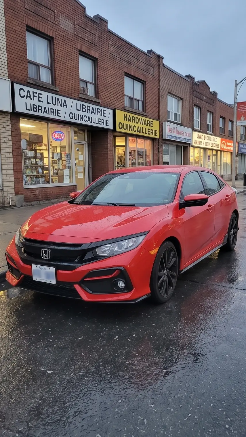 Civic Sport hatchback exterior front